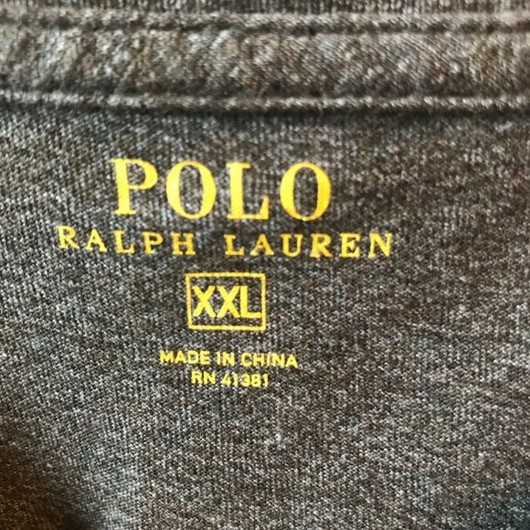 Ralph Lauren Polo L/S T-Shirt Crew Neck Tee XXL - Picture 3 of 3